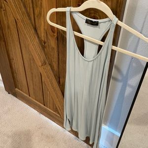 Light blue “KLD” boutique tank